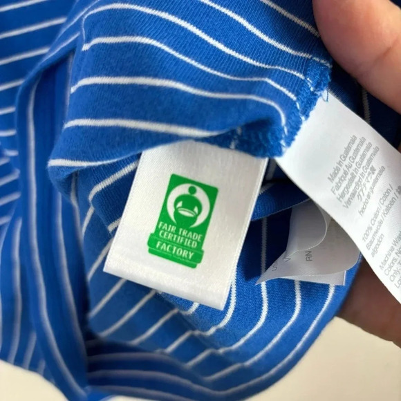 J. Crew Striped mockneck ribbed top 100% cotton in size S - Picture 8 of 15